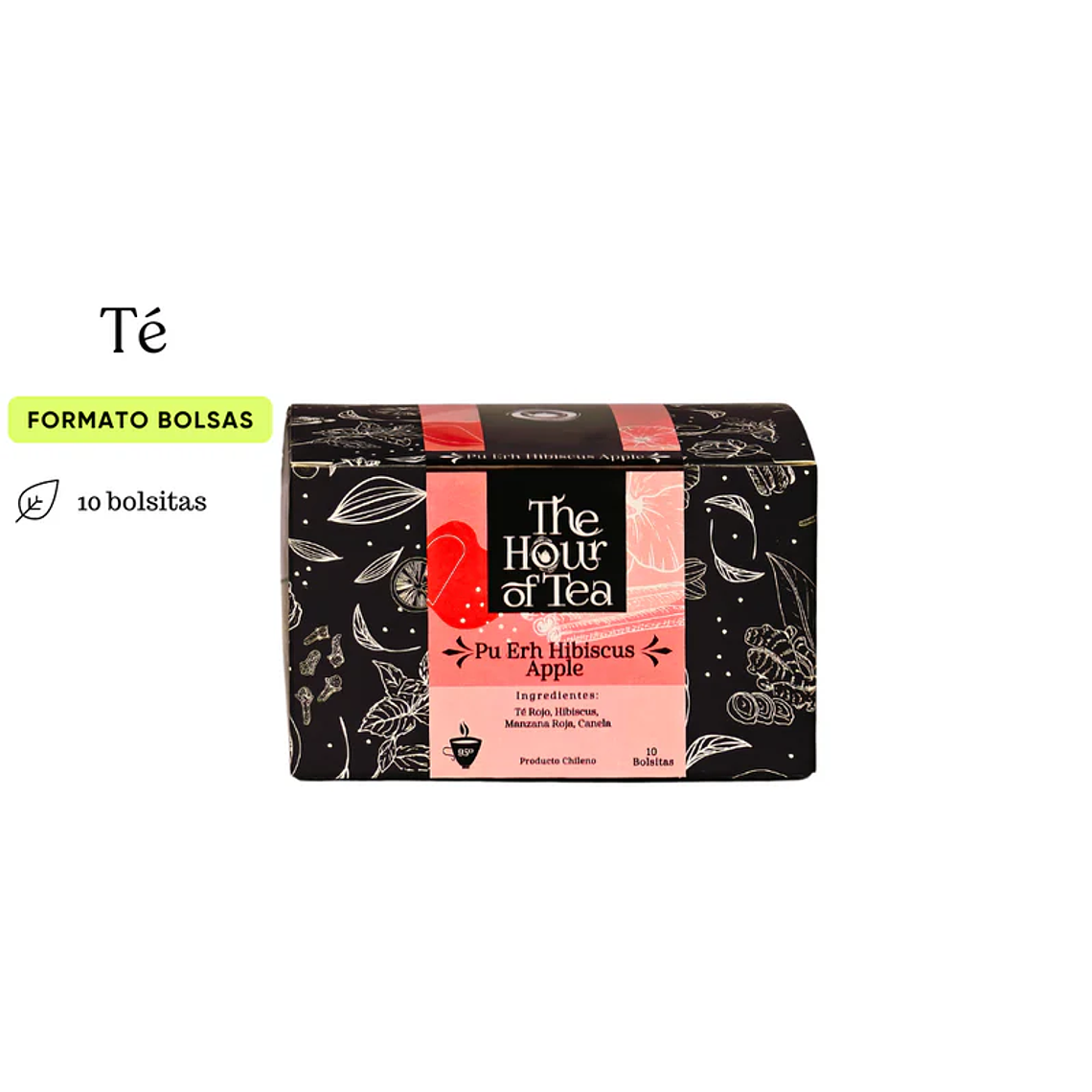 Té Pu Erh Hibiscus - Quemador de Grasas 3