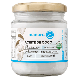 Aceite de Coco orgánico 200ml