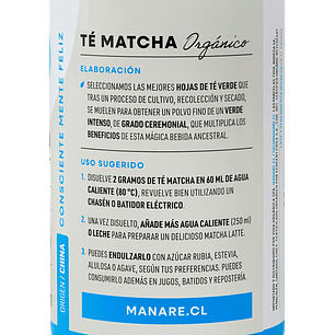 Té Matcha 100g en Polvo Orgánico
