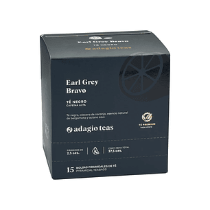 Caja 15 teabags Earl Grey Bravo