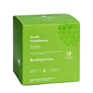 Caja 15 teabags Verde Frambuesa