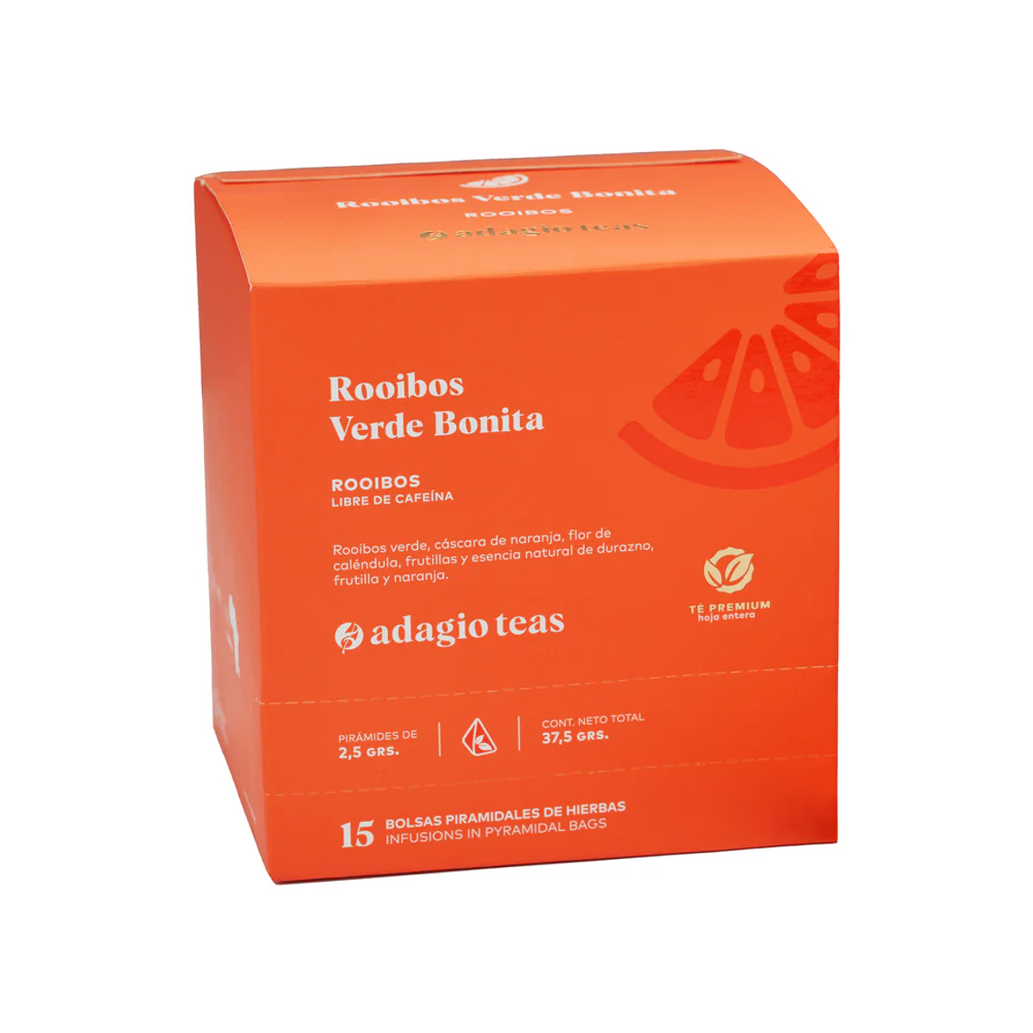Caja 15 teabags Rooibos Verde Bonita 2