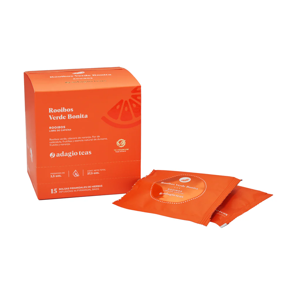Caja 15 teabags Rooibos Verde Bonita 1