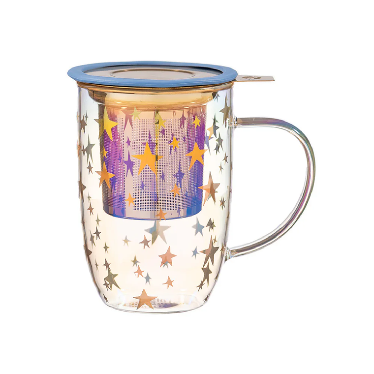 Mug Bhoro Gold Stars Iridescent 1