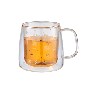 Taza Doble Vidrio Zodiac & Astrology