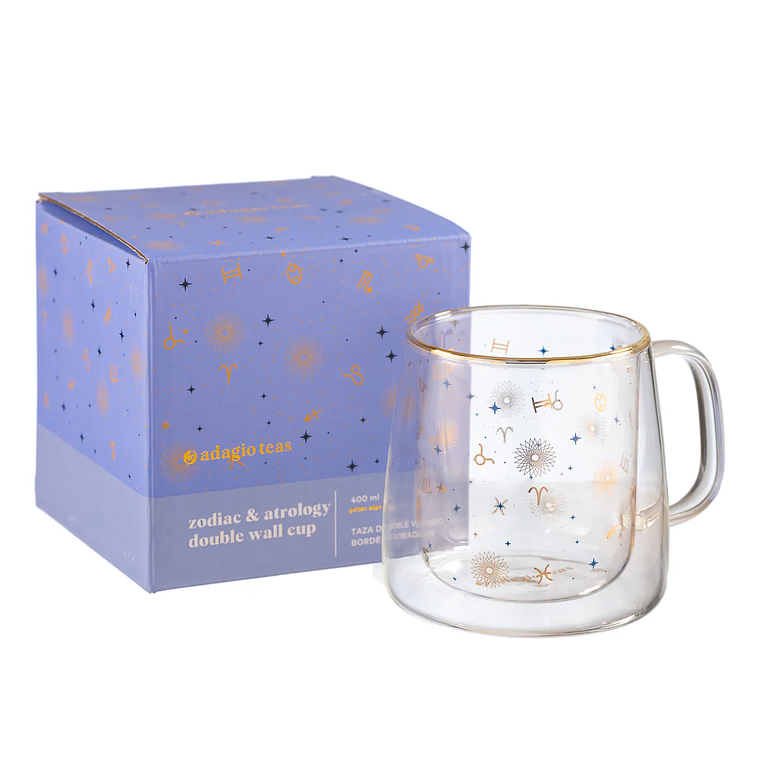 Taza Doble Vidrio Zodiac & Astrology 3