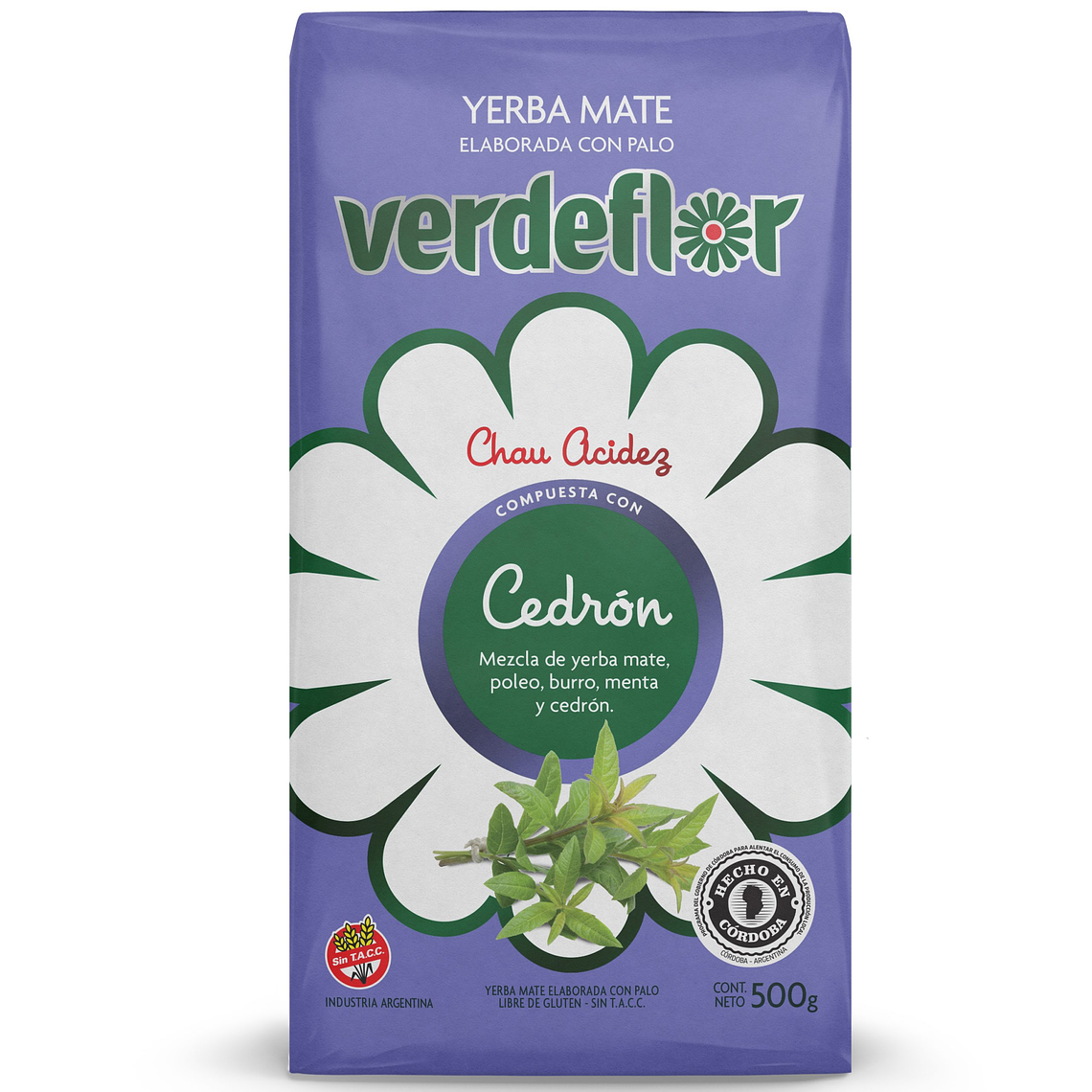 Yerba mate Verdeflor Cedrón de 500g 1