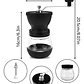 Molinillo Manual De Café Negro - Miniatura 3