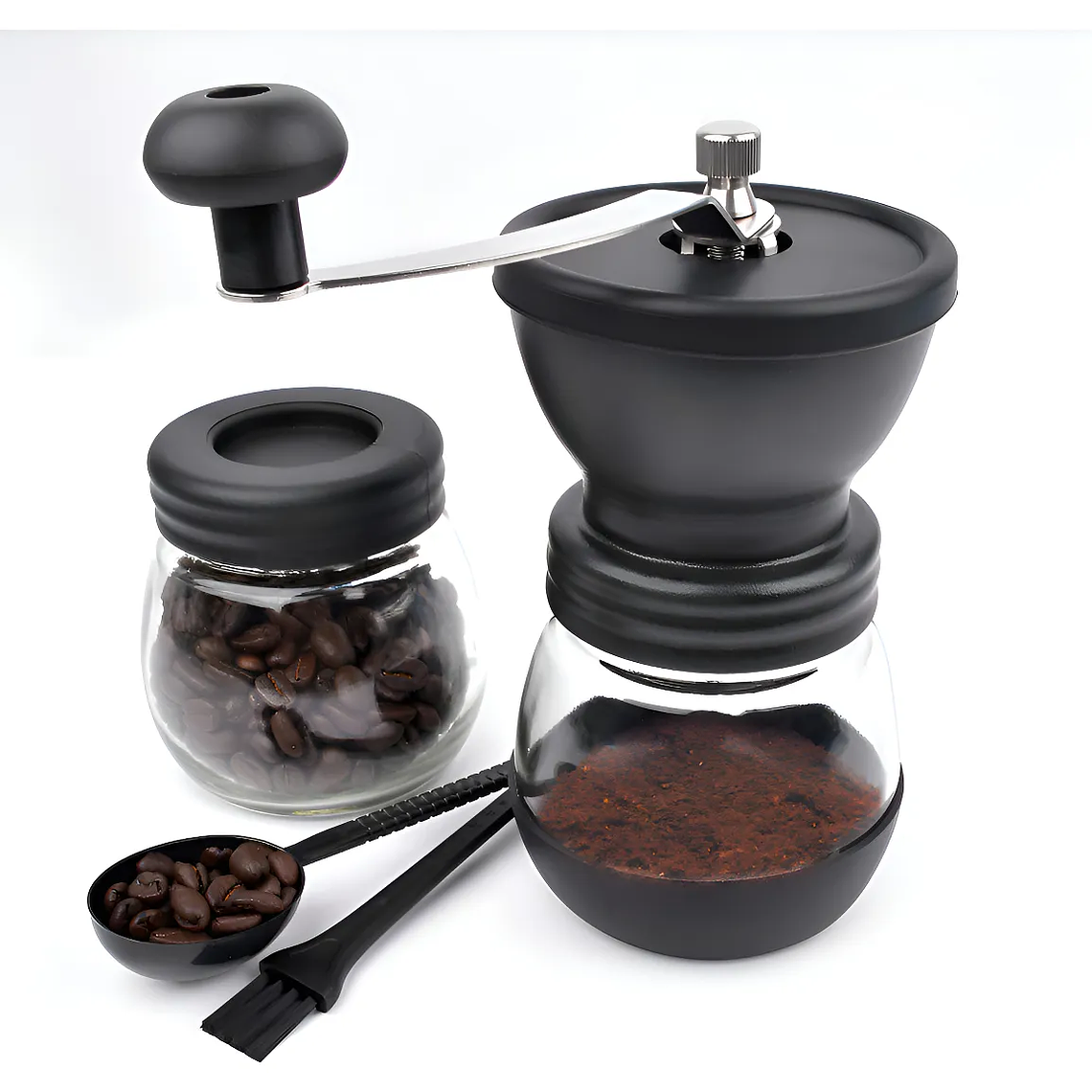 Molinillo Manual De Café Negro 1