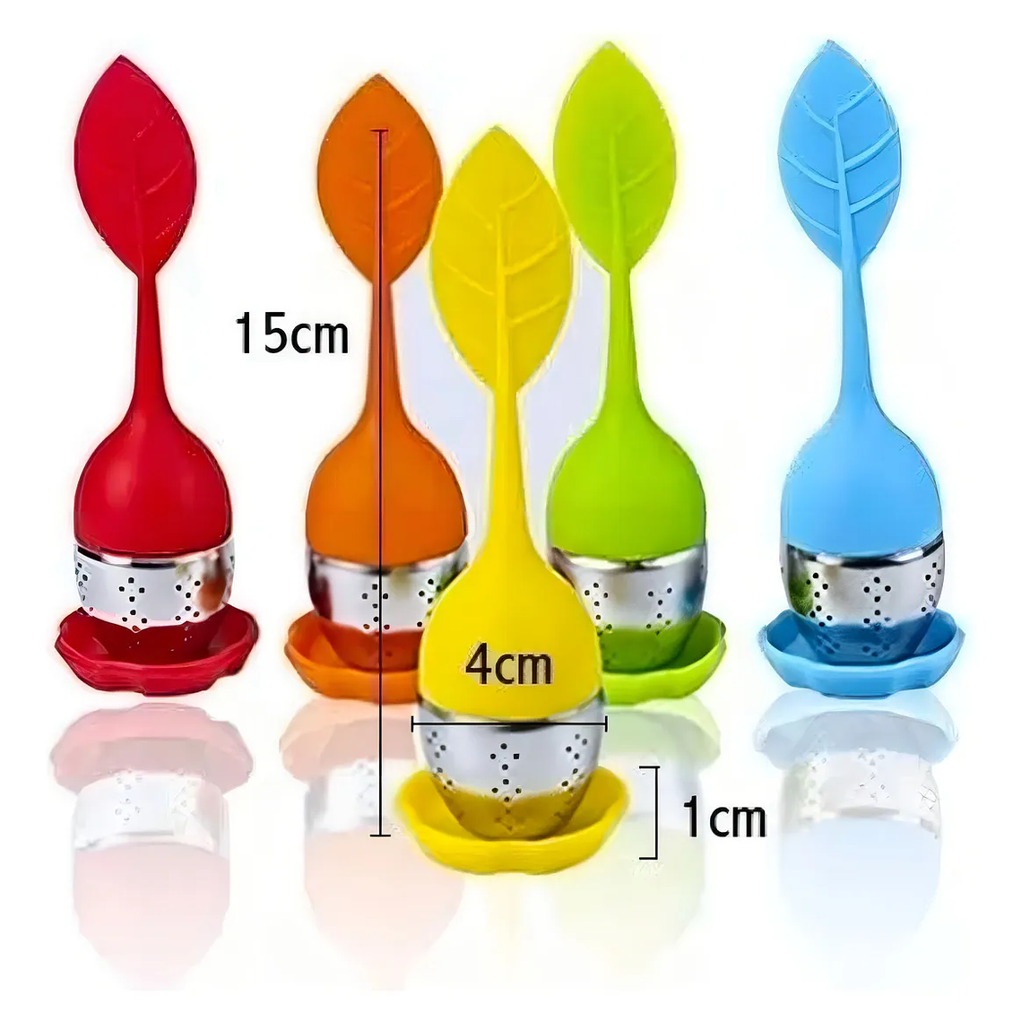 Infusores De Silicona Y Acero Inoxidable Para Té O Hierbas 6