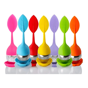 Infusores De Silicona Y Acero Inoxidable Para Té O Hierbas