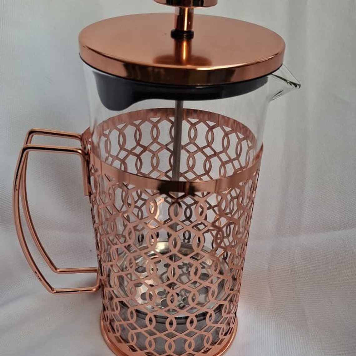 Cafetera Francesa 1000ml Cobre 2