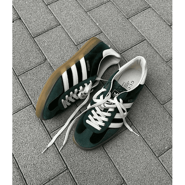 Gazelle gucci x adidas verde