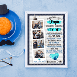 Un millón de gracias papá