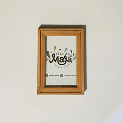 Cuadro madera linea 10x15- MAYOR