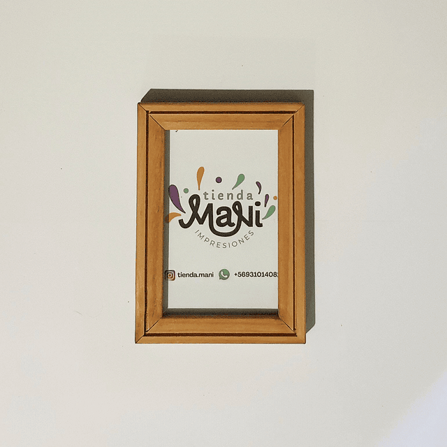 Cuadro madera linea 10x15- MAYOR