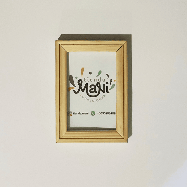 Cuadro madera linea 10x15- MAYOR