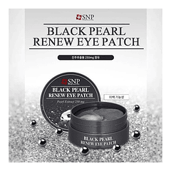Black Pearl Brightening Eye Patch (SNP) 60 parches de Hidrogel ojeras oscuras, desinflamante 