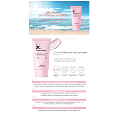 Eco Earth Power Pink Sun Cream (The Saem) 50ml Protector solar pieles problemáticas y sensibles