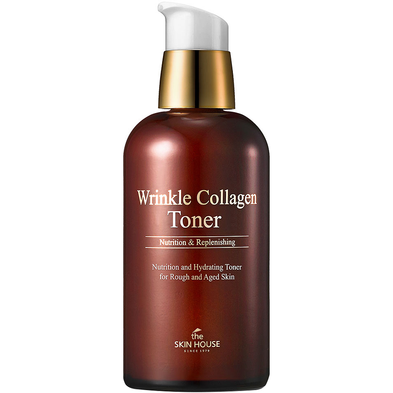 Wrinkle Collagen Toner (The Skin House) -130ml Tónico anti arrugas 6