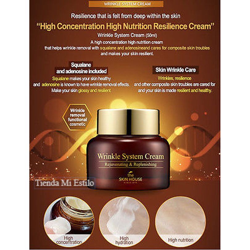 Wrinkle System Cream (The Skin House) - 50ml  Crema anti arrugas The skin house 1