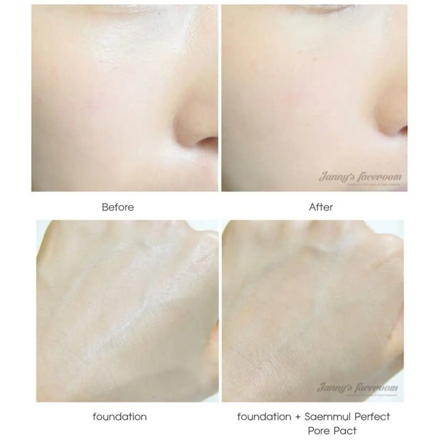 Perfect Pore Pact (The Saem) - 12gr Polvo traslúcido matizador anti grasitud 5