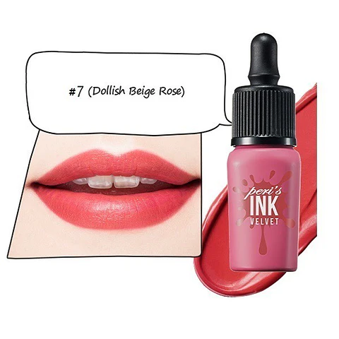 Tintes para labios Ink Velvet - Normal, Airy, Nude (Peripera) -8ml
