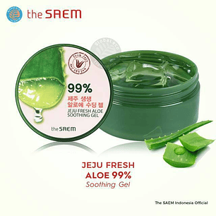 Gel 99% Aloe Vera Jeju Fresh Aloe Soothing (The Saem) -300ml 