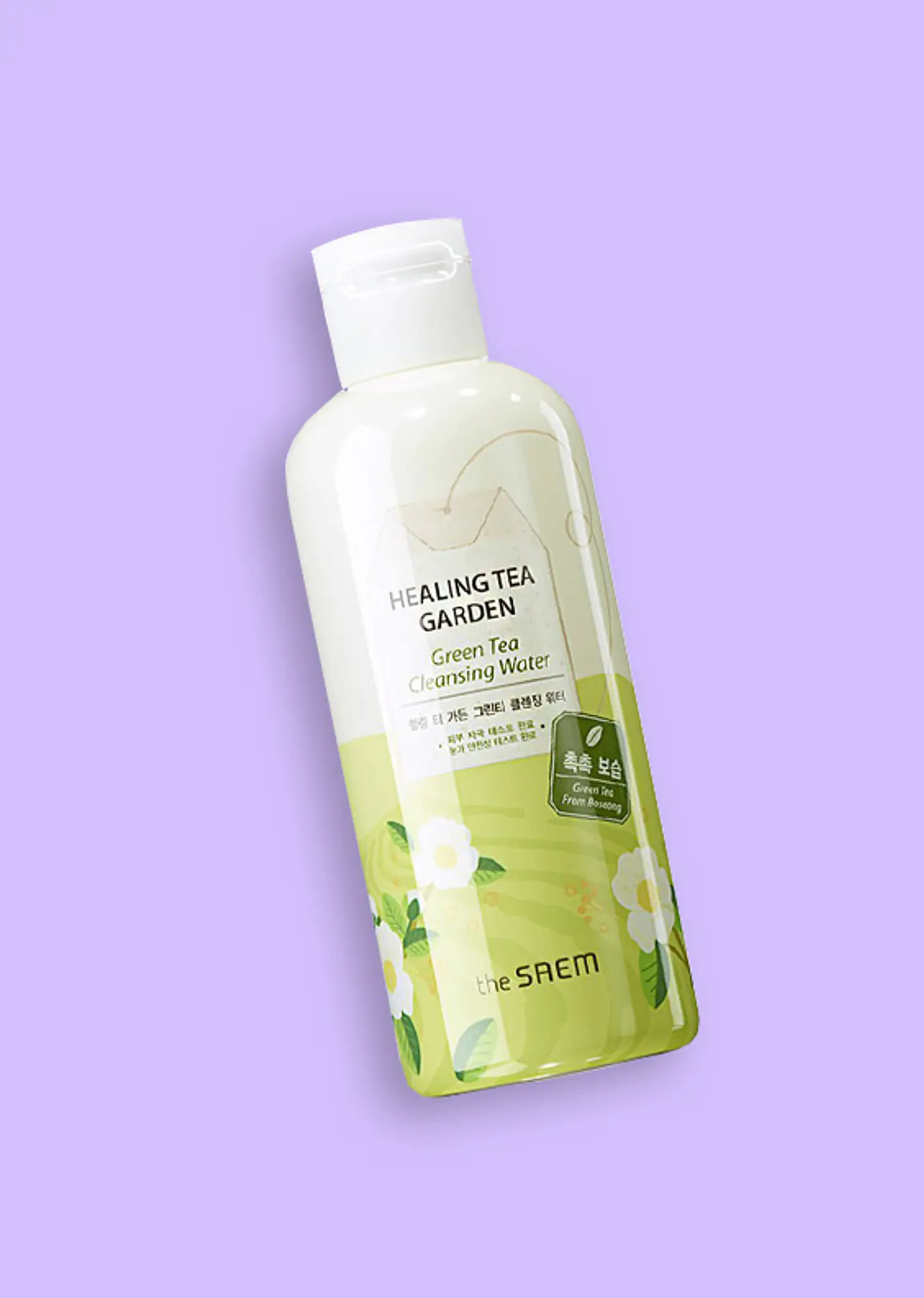 Healing Tea Garden Green Tea Cleansing Water (The Saem) -300ml Agua de limpieza té verde 3