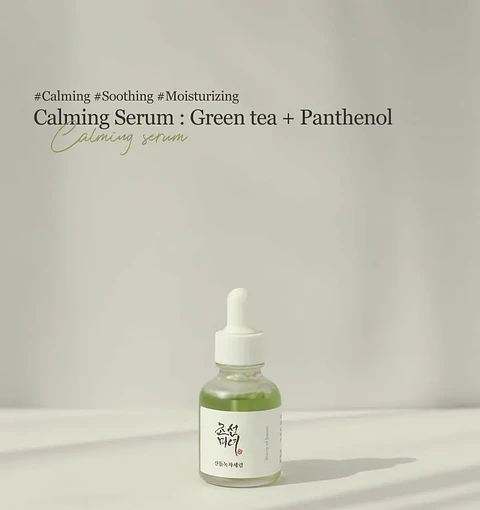 Calming Serum Green Tea + Panthenol (Beauty of Joseon) 30ml Serum calmante pieles mixtas 50.9% té verde