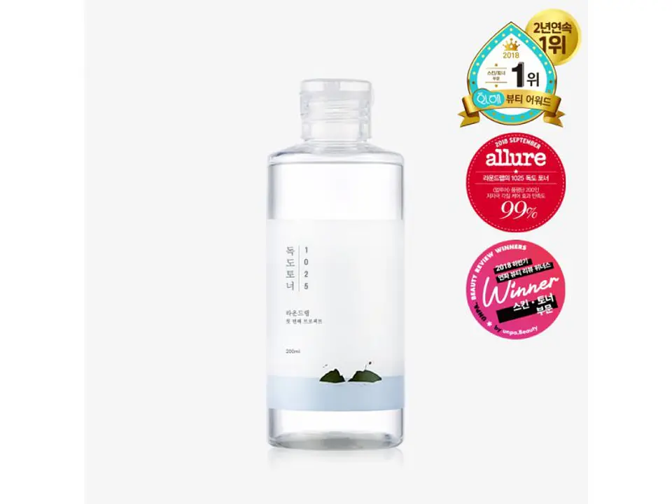 1025 Dokdo Toner (Round Lab) 200ml Tónico hidratante pieles sensibles  6