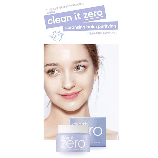 Clean It Zero Cleansing Balm Purifying (Banila Co) -100 ml Limpiador oleoso pieles sensibles mixtas y grasas