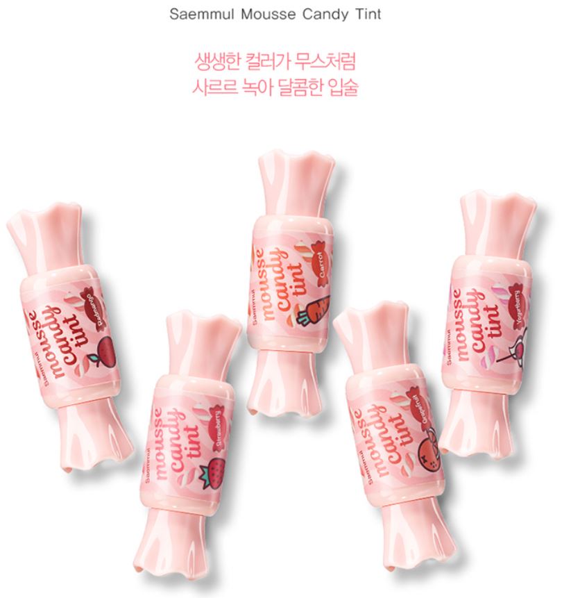 Saemmul Mousse Candy Lip Tint (The Saem) - Tinte de labios cremoso