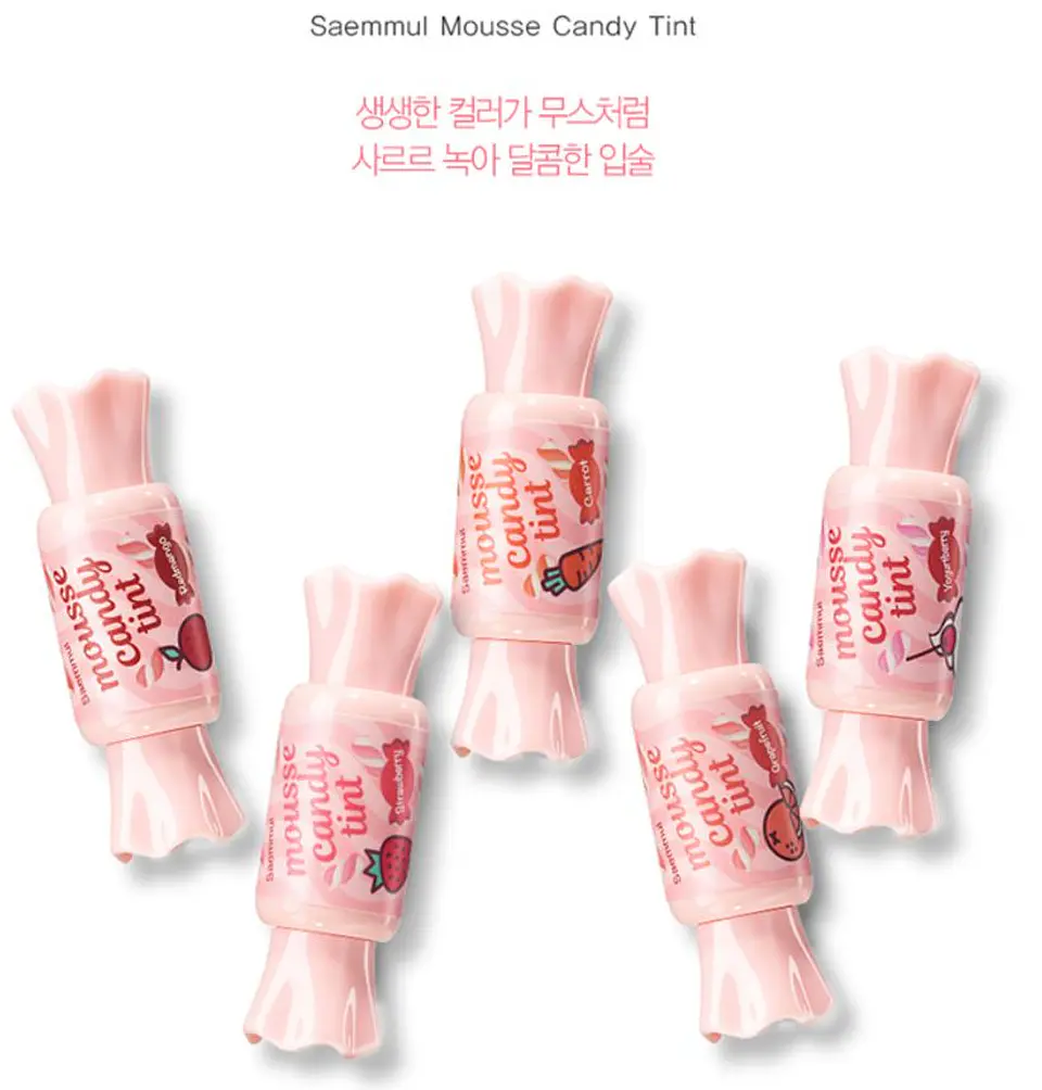 Saemmul Mousse Candy Lip Tint (The Saem) - Tinte de labios cremoso 1