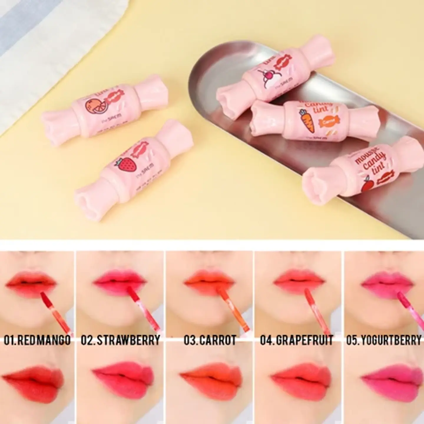 Saemmul Mousse Candy Lip Tint (The Saem) - Tinte de labios cremoso 5