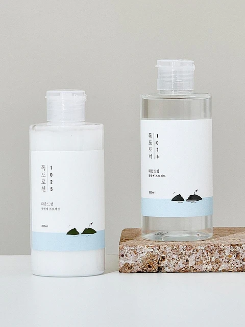 Pack Hidratante Pieles Sensibles Tónico + Loción 1025 Dokdo (Round Lab) 200ml + 200ml