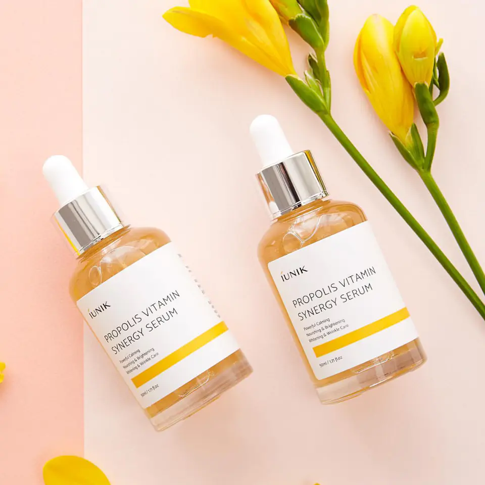 Propolis Vitamin Synergy Serum (IUNIK) -50ml Serum 70% propóleo + 12% vitamina C + 2% niacinamida 4
