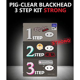 Parches para punto negros Pig Nose 3 Step  (Holika Holika) 3 pasos