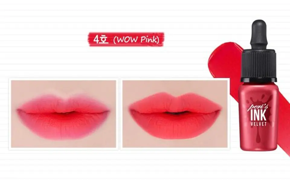 Tintes para labios Ink Velvet - Normal, Airy, Nude (Peripera) -8ml 8