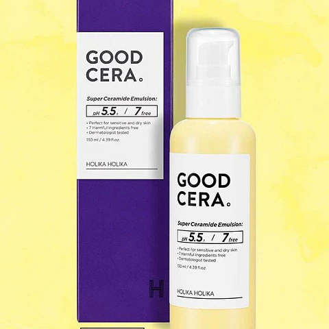 Good Cera Super Ceramide Emulsion Pieles sensibles (Holika Holika) - 130ml