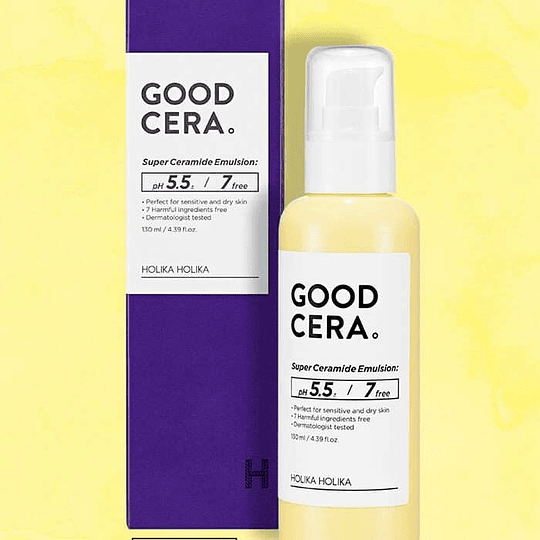 Skin & Good Cera Super Ceramide Emulsion Pieles sensibles (Holika Holika) - 130ml