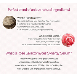 Rose Galactomyces Synergy Serum (IUNIK) - 50ml Serum 50% Galactomyces +10% Agua Rosas