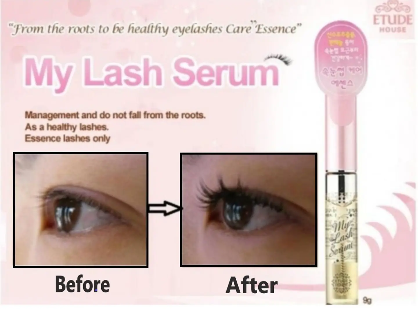 My Lash Serum (Etude House) - 9ml Suero para el crecimiento de pestañas 1