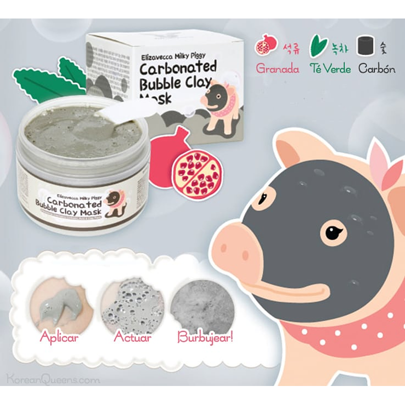 Milky Piggy Carbonated Bubble Clay (Elizavecca) - 100 gr 2