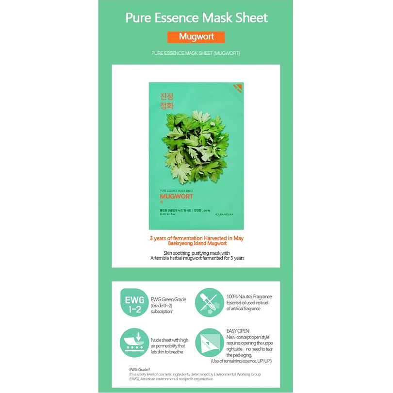 Pure Essence Mask (Holika Holika) Mascarillas Ultra Hidratantes  distintos tipos 17