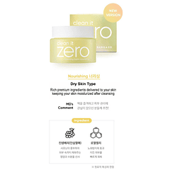 Clean It Zero Cleansing Balm Nourishing (Banila co) 100ml para pieles secas y deshidratadas 