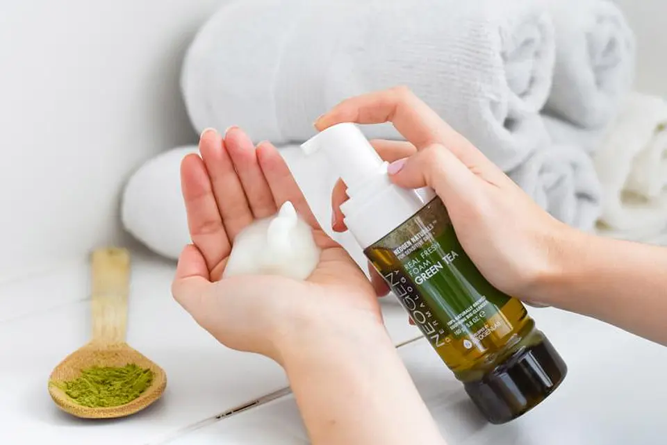 Real Fresh Foam Cleanser Green Tea (NEOGEN) - 160ml Espuma limpiadora pieles mixtas y grasas, sensibles 2