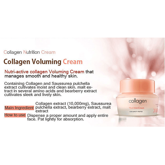Collagen Nutrition Cream (It's Skin) - 50ml Crema anti arrugas