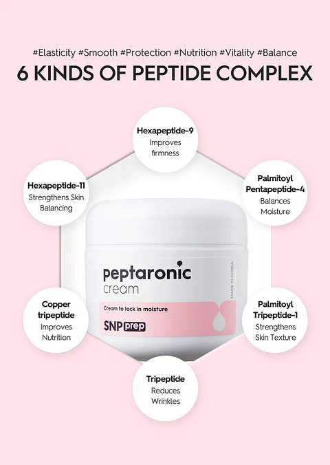 Prep Peptaronic Cream (SNP) -55ml Crema hidratante anti envejecimiento pieles sensibles y deshidratadas
