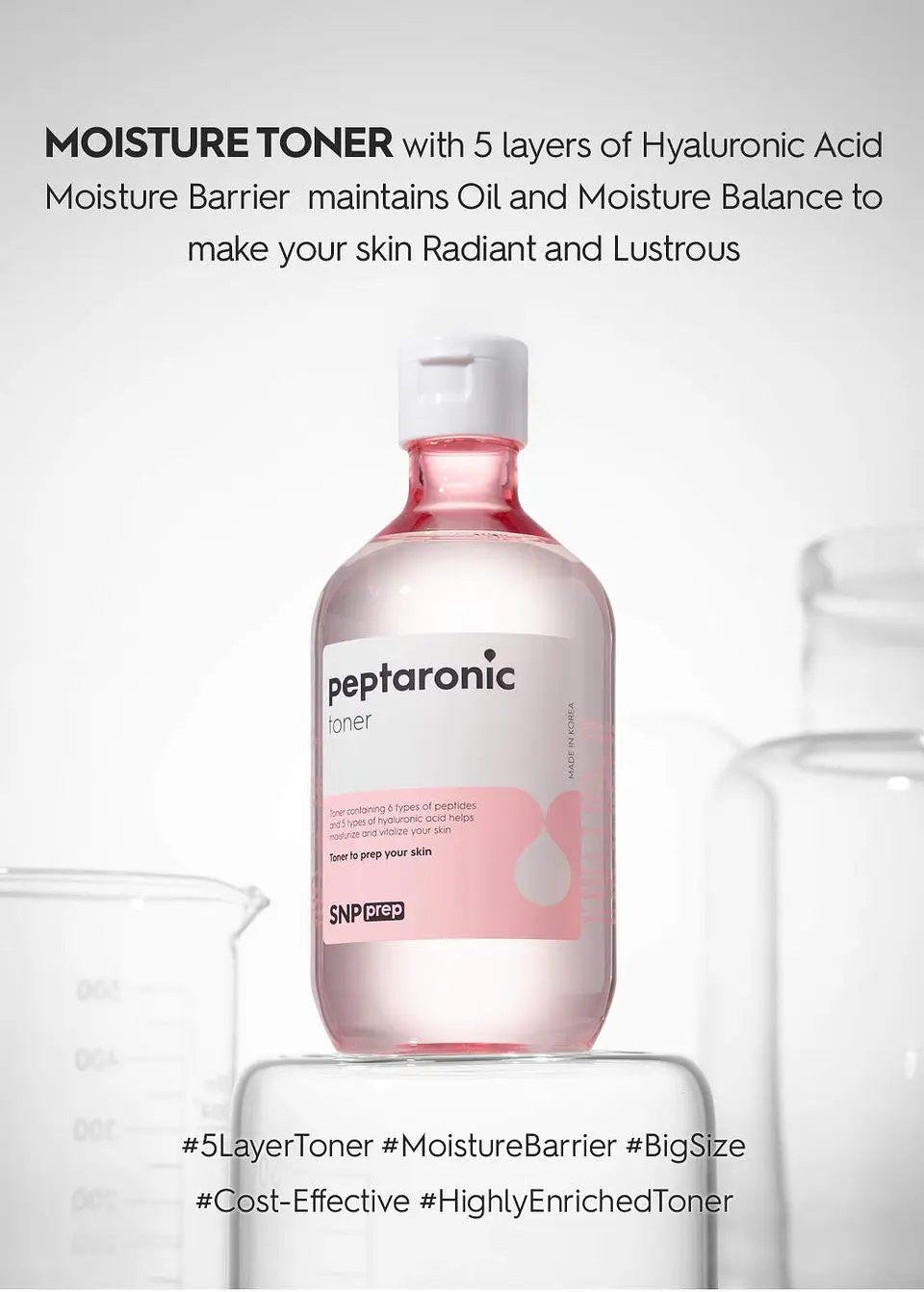  Prep Peptaronic Toner (SNP) - 320ml Tónico hidratante anti envejecimiento pieles sensibles y deshidratadas 2